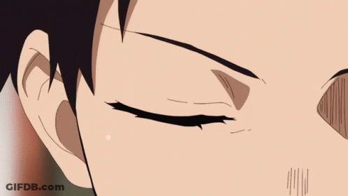 A Drawing Of A Man With Red Eyes And A Thumbs Up GIF