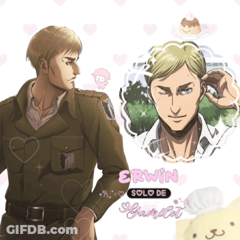 A Drawing Of A Man With The Name Erwin Written On The Bottom GIF