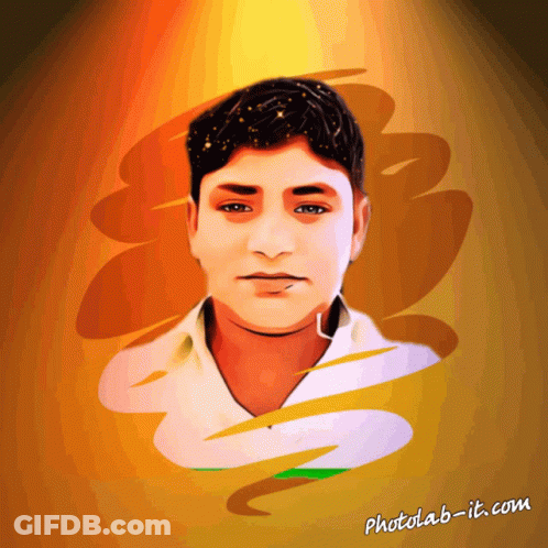 A Drawing Of A Man With The Website Photolab-It.com Written Below It GIF