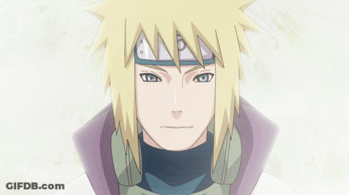 A Drawing Of A Man With Yellow Hair And A Headband With The Letter B On It GIF