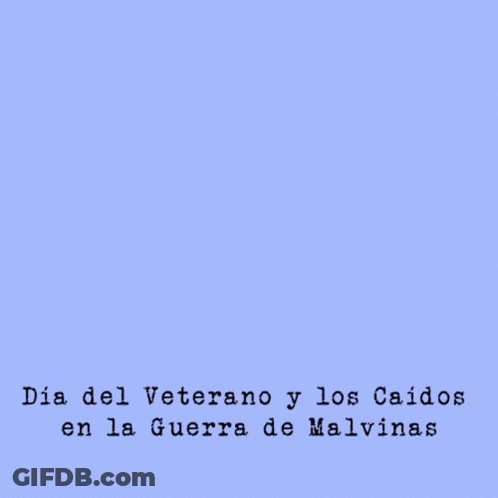 A Drawing Of A Map With The Words Dia Del Veterano Y Los Caidos En La Guerra De Malvinas GIF
