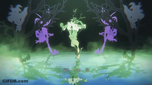 A Drawing Of A Monster With Chinese Writing On The Bottom Of It GIF