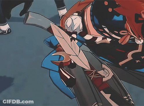 A Drawing Of A Person Holding A Sword With A Feather On It GIF