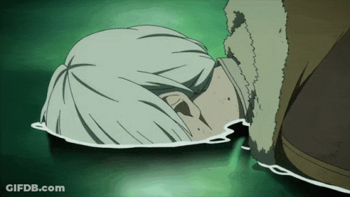 A Drawing Of A Person Laying On The Ground GIF