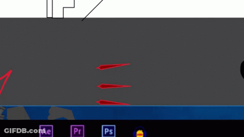 A Drawing Of A Person Laying On The Ground With The Letters Oga On It GIF