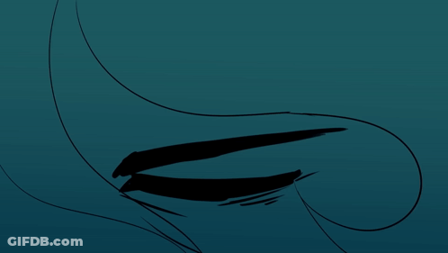 A Drawing Of A Person 'S Eye With A Tear In It GIF