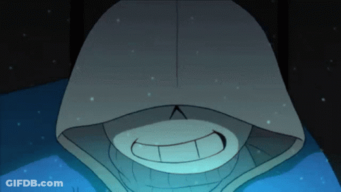 A Drawing Of A Person Wearing A Hoodie With A Smile On His Face GIF