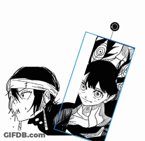 A Drawing Of A Person With A Bandage On Their Head GIF