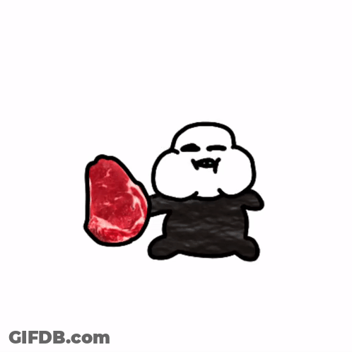 A Drawing Of A Person With A Long Red Tongue Sticking Out . GIF
