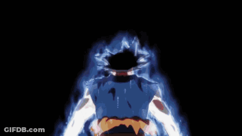 A Drawing Of A Person With A Lot Of Energy Coming Out Of Their Body GIF