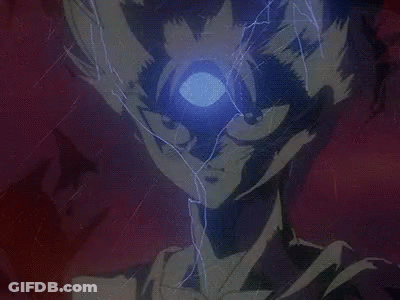 A Drawing Of A Person With A Third Eye GIF