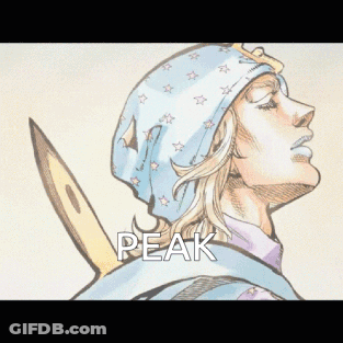 A Drawing Of A Person With The Word Peak Written On It GIF