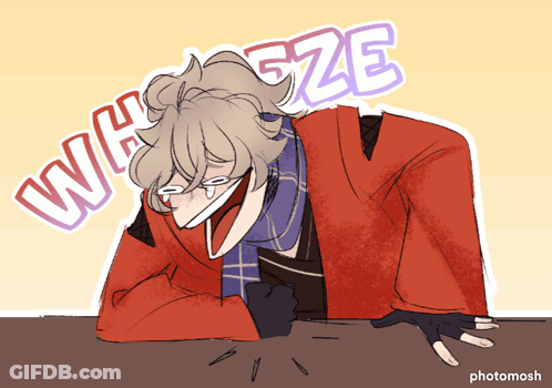 A Drawing Of A Person With The Word Weeze Written On It GIF