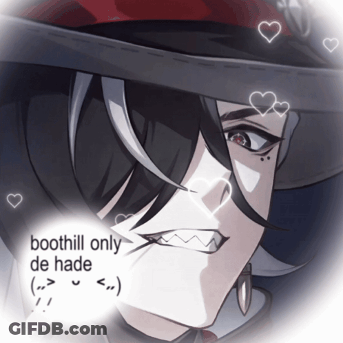 Drawing Of Person With Boothill Only De Hade Text GIF