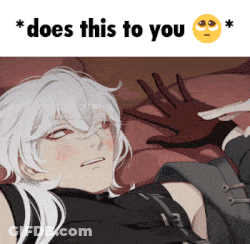 A Drawing Of A Person With The Words " Does This To You " Below It GIF