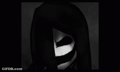 A Drawing Of A Person With Wings And A Mask On Their Face GIF