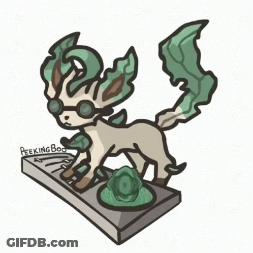 A Drawing Of A Pokemon Wearing Glasses And A Hat . GIF