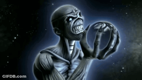 A Drawing Of A Skeleton Holding A Ball GIF