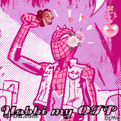 Drawing Of Spider-Man With Habibi My Darp Text GIF