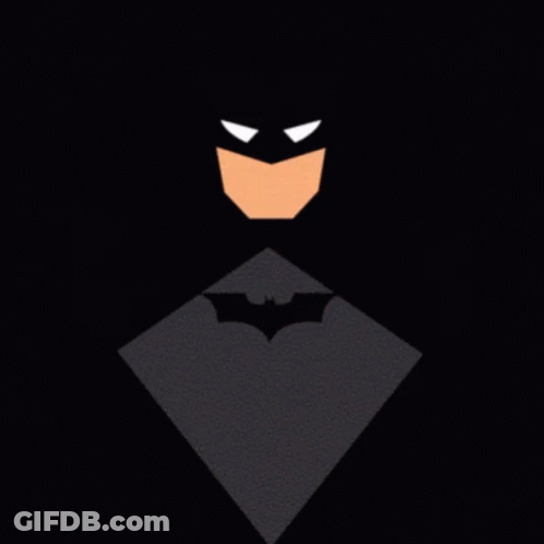 A Drawing Of A Superhero With The Number 4 On His Cape GIF
