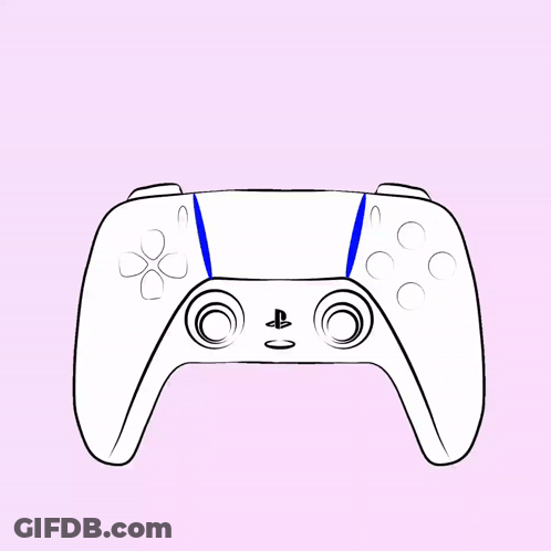 A Drawing Of A Video Game Controller With The Words Beep Written Below It GIF