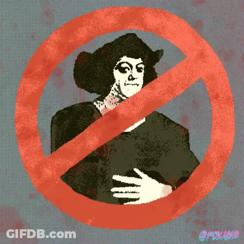 A Drawing Of A Woman In A Red Circle With The Word Foxadhd On The Bottom GIF