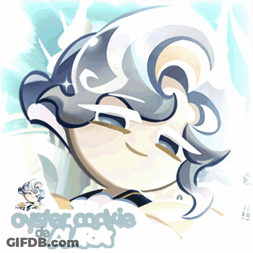 A Drawing Of An Oyster Cookie With The Words Oyster Cookie De Aura Written Below It GIF