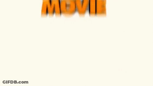 A Dreamworks Bee Movie Logo With A Blurred Character Behind It GIF