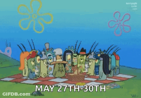 A Family Reunion Is Being Held On May 27Th-30Th . GIF