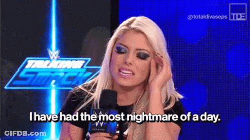 Female Wrestler Talking About Nightmare Day GIF