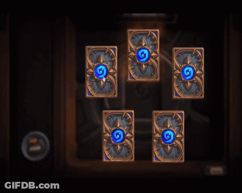 A Few Cards With The Letter G On Them Are On Fire GIF