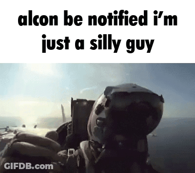 A Fighter Jet Is Flying Over The Ocean And A Soldier Is Sitting In The Cockpit Of The Plane . GIF