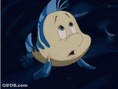 A Fish With A Sad Look On Its Face GIF
