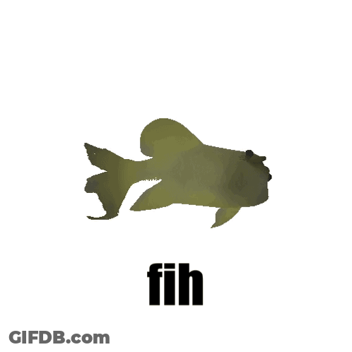 A Fish With The Letters Fh Below It GIF