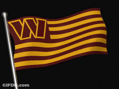 A Flag With The Letter W On It Is Waving In The Wind GIF