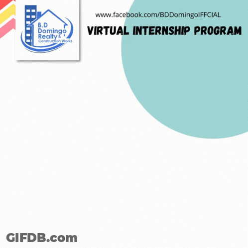 A Flyer For A Virtual Internship Program For Business Ad Interns GIF