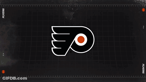 A Flyer For The Philadelphia Flyers Says " Rick By Brig " GIF