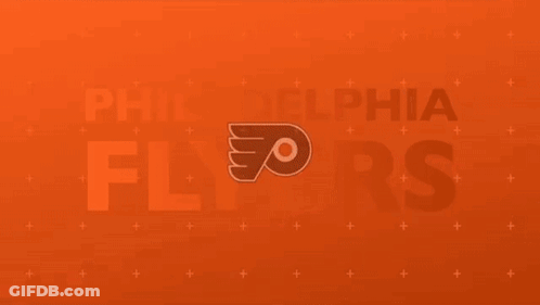 A Flyers Logo Is Surrounded By The Words Goal And Goal GIF