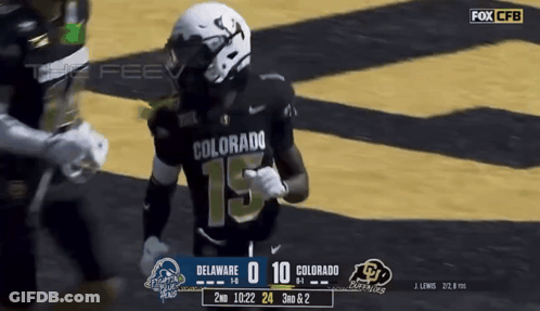 A Football Game Between Colorado And Delaware GIF
