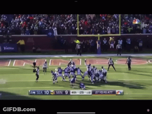 A Football Game Between The Sea And The Vikings GIF