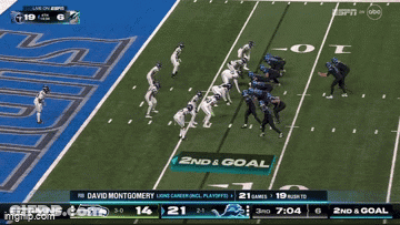 A Football Game Between The Seahawks And The Ravens GIF