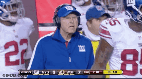 A Football Game Is Being Played Between The Ny Giants And The Wssh GIF
