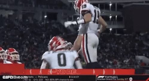 A Football Game Is Being Played Between The Rockets And Pelicans GIF