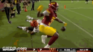A Football Game Is Being Played Between The Washington Redskins And The Washington Nationals GIF