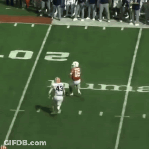 A Football Game Is Being Played Between Utep And Texas Tech GIF