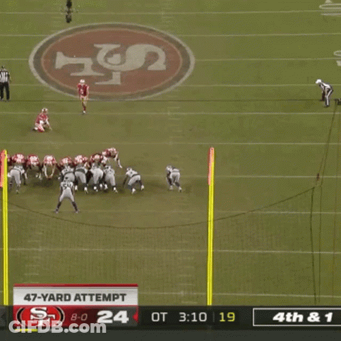 A Football Game Is Being Played In A Stadium With A Scoreboard That Says 02 GIF