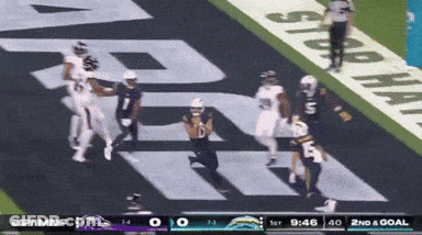 A Football Game Is Being Played On A Field That Has The Word Storm On It GIF