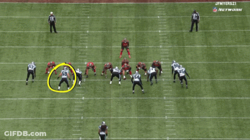 A Football Game Is Being Played On A NFL Network Channel GIF