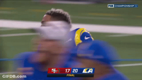 A Football Game Is Being Played On Fox Championship GIF