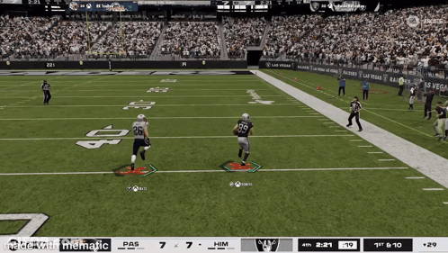 A Football Game Is Being Played With A Score Of 7 To 7 In The 4Th Quarter GIF